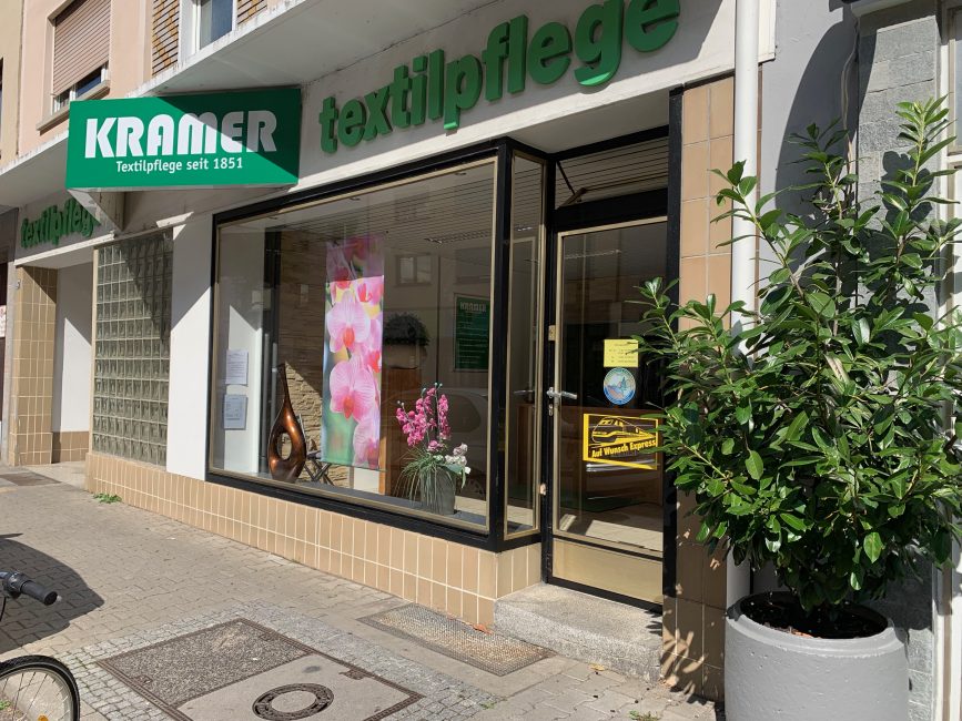 Filialen KRAMER Textilreinigung seit 1851 in Mannheim